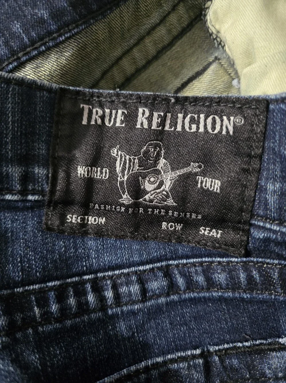 True Religion Rocco Relaxed Skinny Jeans Size 33